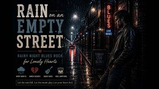 Rain on an Empty Street – Rainy Night Blues Rock for Lonely Hearts