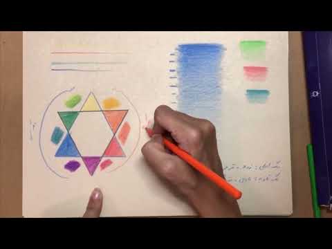 آموزش مرحله به مرحله نقاشی مداد رنگی حرفه ای قسمت اول