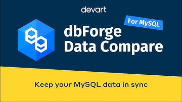 How to compare data in two MySQL Databases using dbForge Data Compare for MySQL?