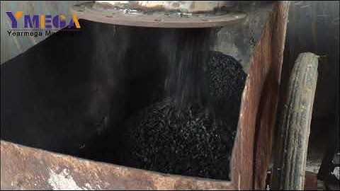 Continuous working biomass agricultural waste charcoal carbonization furnace machine working video