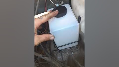 Installing Coolant Overflow Tank