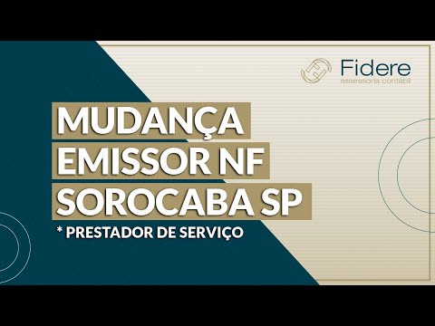 FIDERE INFORMA: NOVO SISTEMA EMISSOR DE NOTA FISCAL PRESTADOR DE SERVIÇO EM SOROCABA - SP