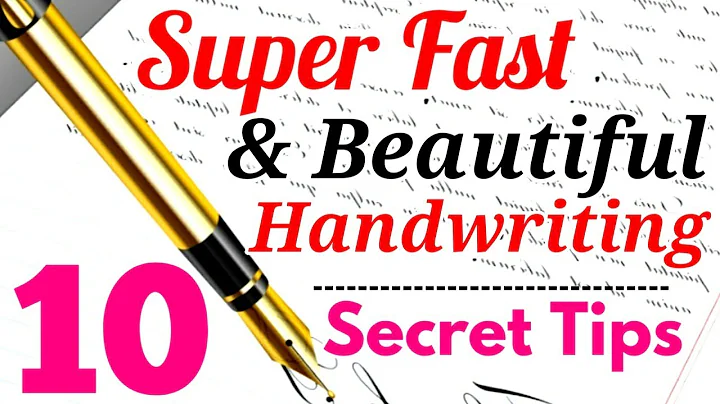 HOW TO IMPROVE YOUR HANDWRITING FAST? | 10  Best Tips for Beautiful Handwriting | With simple tricks