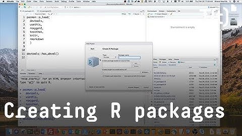 How to write your own R package