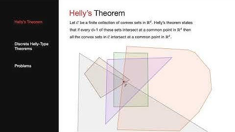 CCCG 2020: Discrete Helly type theorems