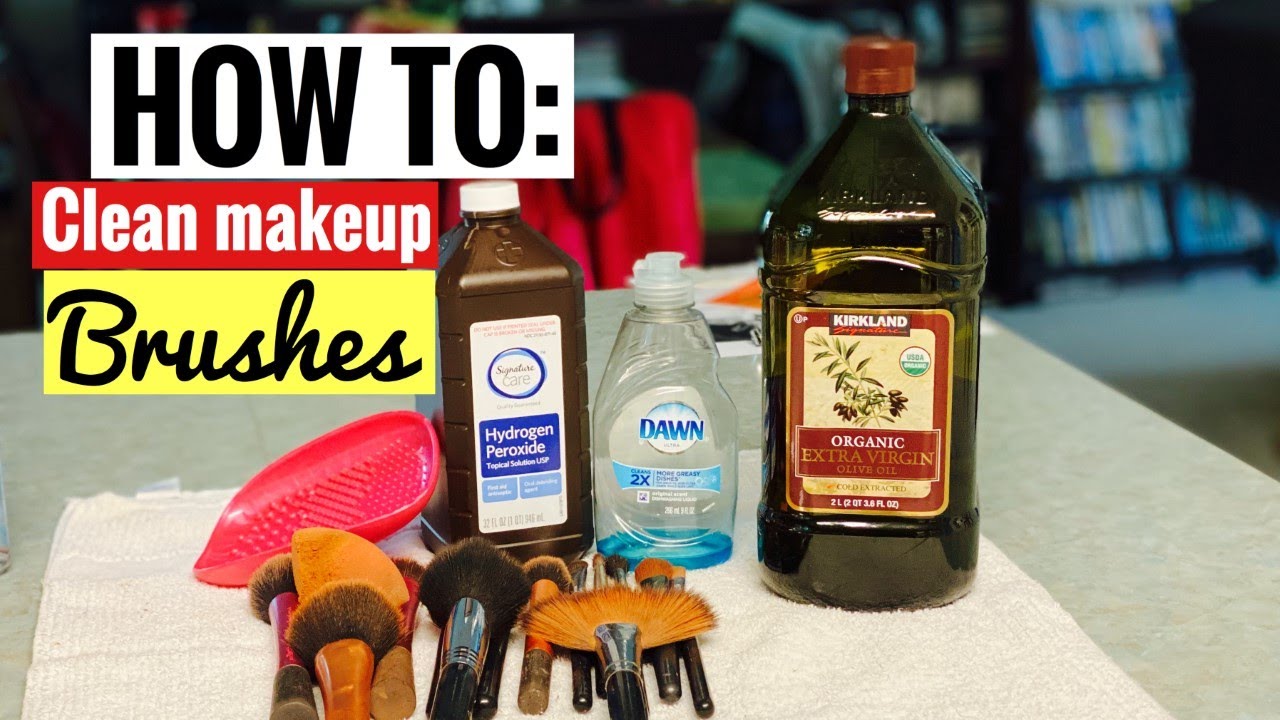 HOW TO CLEAN AND DISINFECT MAKEUP BRUSHES YouTube