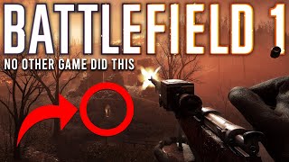 Battlefield 1 did this better than any other game...