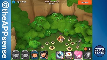 Triple Tier (9) Single Player Island - Boom Beach Walkthrough