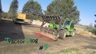 TractorVlog #9 Velikonoční pondělí, stávkující manipulátor, vyhrnování hnoje /JohnDeere/Merlo/GOPRO/