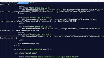 43 Laravel 5.2 Controller, Model & View - Restaurant menus Part III