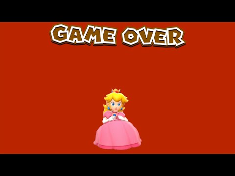 Super Mario 3D World- The Elusive Game Over Screen [Peach] - YouTube