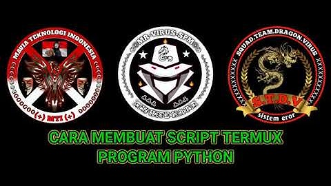 cara membuat script termux program python