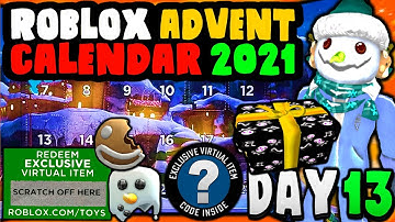 OPENING THE UNLUCKIEST DOOR! ROBLOX ADVENT CALENDAR 2021! DAY #13!