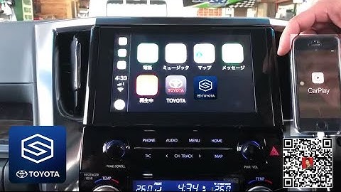 Alphard Toyota SmartDeviceLink Apple CarPlay Android auto MirrorLink without Music