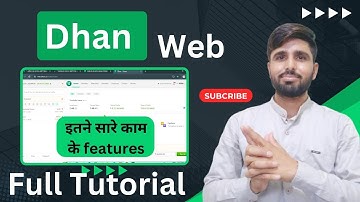 Dhan Web Tutorial | How to use Dhan web platform | Dhan app for pc