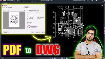 تبدیل پی دی اف به فایل اتوکد  - راحت ترین روش تبدیل فایل pdf به dwg