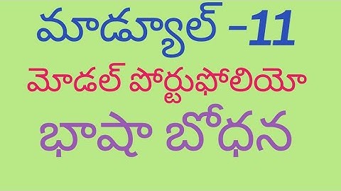 Module-11* model Portfolio*