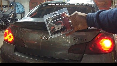 Infiniti G37xs sedan | Tail as Turn Module Pair Diode Dynamics Installation