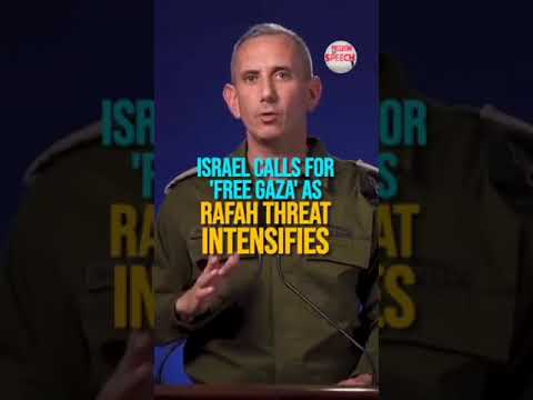 IDF Spokesperson to media  Voice0987 israel palestine gaza rafah shorts