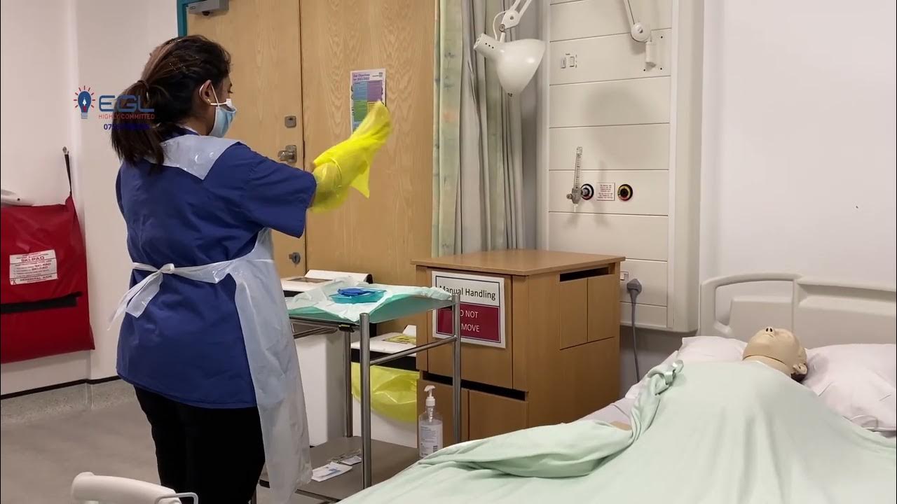 Aseptic non touch technique wound dressing YouTube