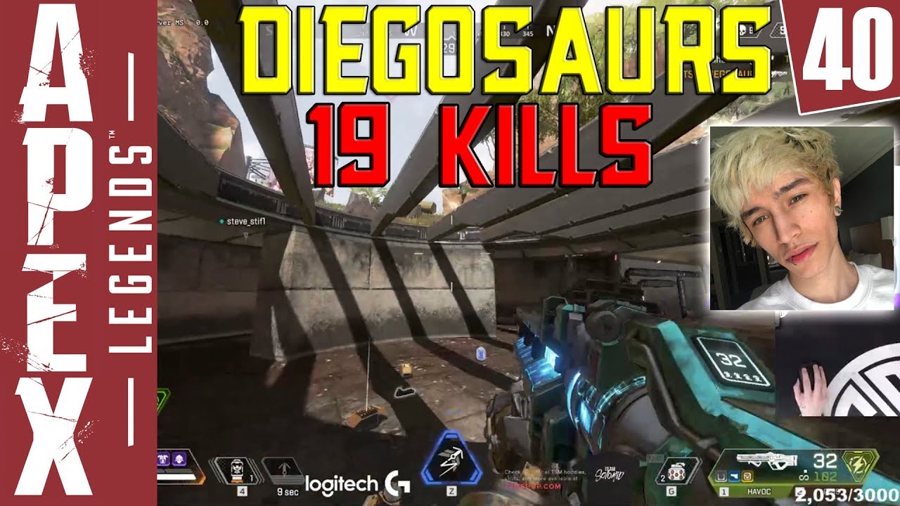 Diegosaurs | 19 kills | APEX Legends | G40 - YouTube