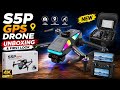 S5P GPS Drone Unboxing 🔥 | Touch Screen Remote & First Flight Review