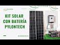 Kit solar  fotovoltaico 3000w 48v con bateras litio pylontech