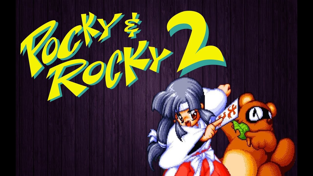 Play rock 2. Pocky & Rocky 2 Snes. Pocky Rocky 2 Snes обложка. Nopperabo Pocky & Rocky. Pocky & Rocky прохождение.