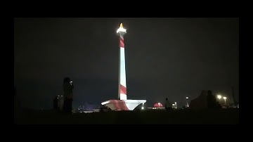 Video Maping Monas LEBARAN 2023 #monasweek2023