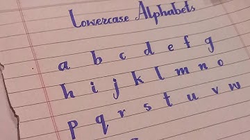 lower case / small alphabets by use of cut marker || use of cut marker