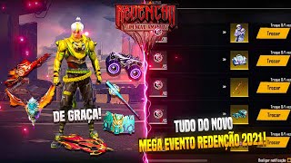TUDO QUE ESTÁ CHEGANDO NO NOVO MEGA EVENTO REDENÇÃO 2021! NOVAS ROUPAS E SKINS DE GRAÇA E MUITO MAIS