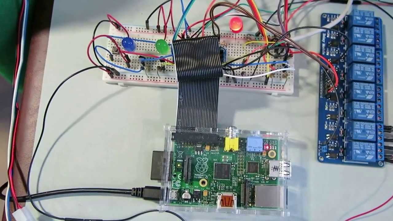 Raspberry Pi controlling N-scale model railroadupdated - YouTube