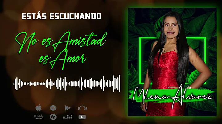No es Amistad es Amor - Milena lvarez Vallenato