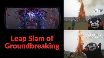 Leap Slam Ignite Elementalist Build | Poe 3.25 map showcase with comments