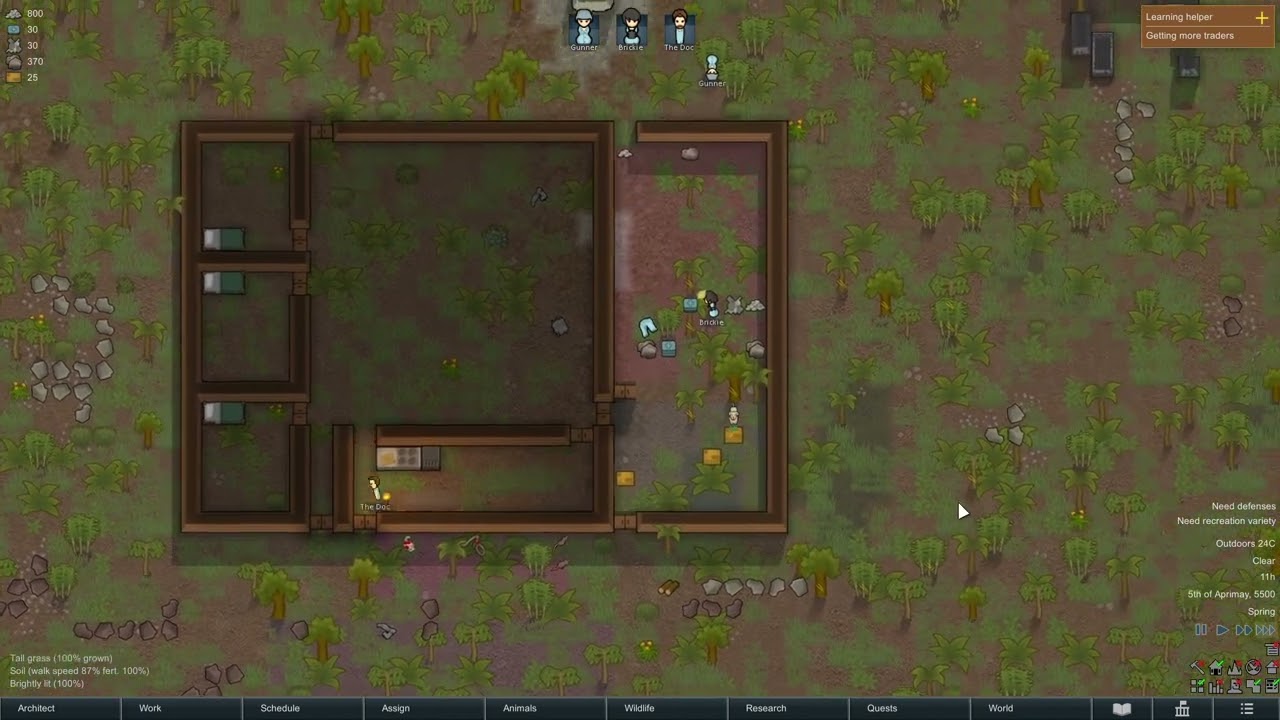 Rimworld Playthrough E1 - No commentary