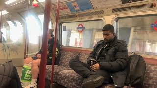 Bakerloo Line unit 3553 departing Harrow and Wealdstone Platform 1