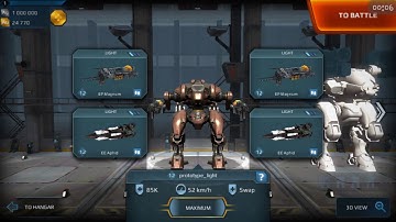 WAR ROBOTS NEW ROBOTS  OVERVIEW