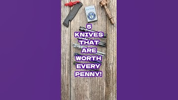 5 Knives Worth Every Penny! #edc #knife #edcknife #stassa23 #blade