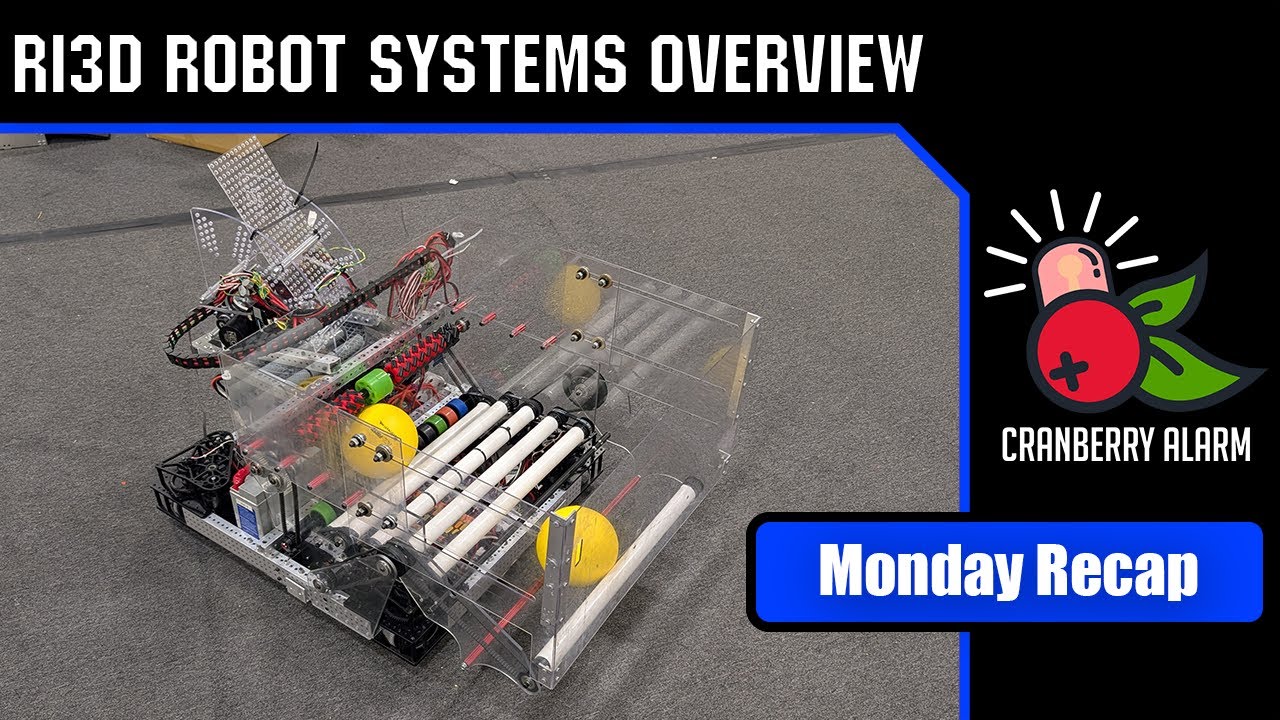 REBUILT Robot Systems Overview | Monday Recap | Ri3D Cranberry Alarm