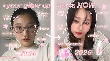 HOW TO ACTUALLY GLOW UP 🩰🎀༘⋆ | becoming UNRECOGNIZABLE physically and mentally