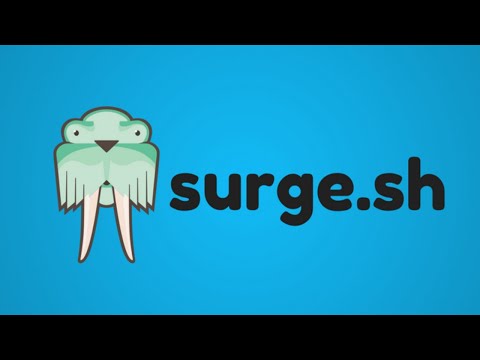 Surge.sh Deploy Your Static and Dynamic HTML CSS Javascript Web Applications Online Full Tutorial