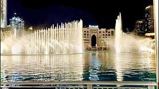 Dubai Fountain Video - Aa Bali Habibi by Elissa - November 2020 Resimi