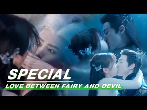 🤩#WangHedi KISS #EstherYu 🌠again again and again | Love Between Fairy and Devil | 苍兰诀 | iQIYI