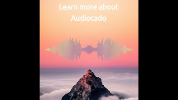 Audiocado Demo Video