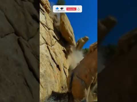 The Entire Mountainside Suddenly Fractures And Collapses