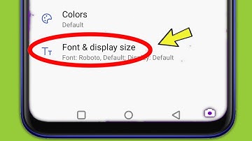 OnePlus Mobile || Font & Display Size Setting | Change Font in Nord Ce2