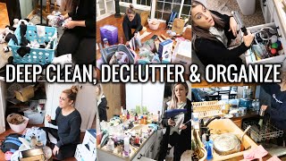 WHOLE HOUSE DEEP CLEAN, DECLUTTER &amp; ORGANIZE! How to get Motivated, When You&#39;re Unmotivated!
