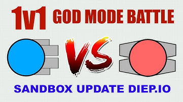 1v1 GOD MODE BATTLE | SANDBOX UPDATE in DIEP.IO | Latest Update | Epic Gameplay