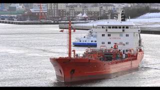 Port of Tyne 11 (HD) - Departure of Dutch Navigator: 26/01/13