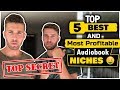 REVEALING The Top 5 Best and Most Profitable Audiobook Niches for ACX 🔥